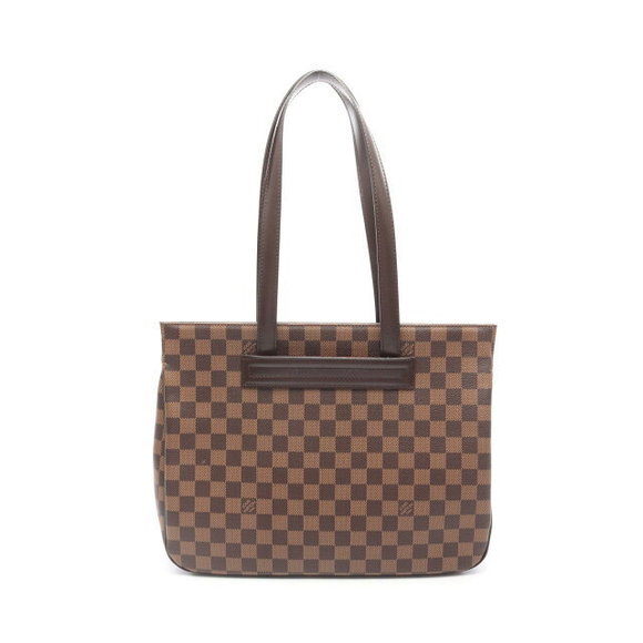 Louis Vuitton Parioli Tote Bag Leather Damier Brown - Picture 1 of 7